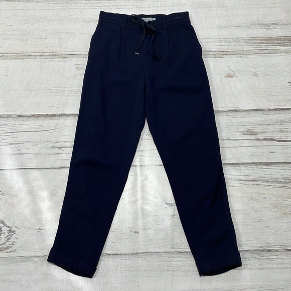 Vince Pants Womens X Small XS Blue Straight Leg Pockets - Picture 3 of 11